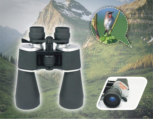 Binocolo HD militare leggero 10-100x68 mm - perfetto per avventure all'aperto - Foto 4 di 11