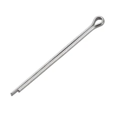Split Cotter Pin - 3mm x 50mm 304 Stainless Steel 2-Prongs Silver Tone 15Pcs