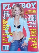 Playboy Magazine Feb 2003 - Alison Eastwood-Cyber Girls-Charis Boyle - VG+ cond.