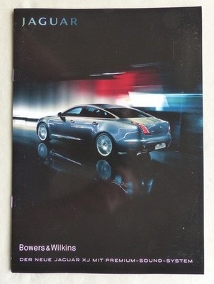 Jaguar XJ Bowers & Wilkins B&W Premium-Sound-System - Prospekt Brochure 2009