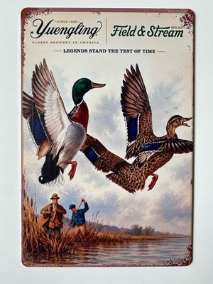 Yuengling Beer Sign - Field & Stream - Pottsville Pennsylvania Light Lager