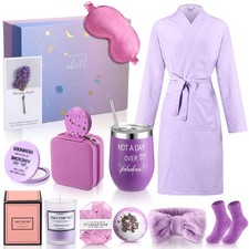 13 Pcs Birthday Gifts for Women Spa Basket Set for Women Mother's Day Gifts M...