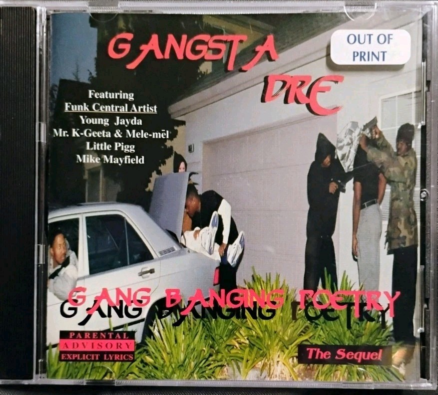 Gangsta Dre - Gang Bangin' Poetry The Sequel CD 1996 ORIGINAL PRESS SAC 916 RAP