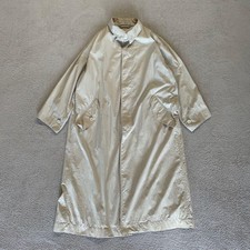 ISSEY MIYAKE Windcoat Men  s 57cm Shoulder 121cm Length Brown Stain Used EK AFB