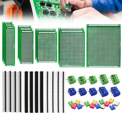 Sunxeke 48PCS Double Sided PCB Board Kit for DIY 48pcs, Multiple Colors