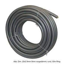 Rehau Universalrohr Rautitan stabil 25x3.7mm 13mm vorgedämmt, rund, 25m Ring