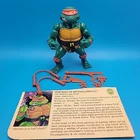TMNT Michelangelo Soft Head Teenage Mutant Ninja Turtles Figure Complete Vintage