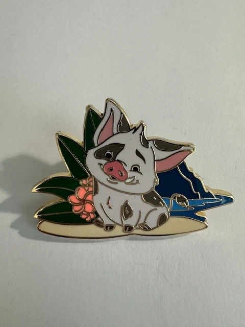 Moana 2 PUA Plumeria Flower Collectible Enamel Pin Exclusive Disney Pin F2