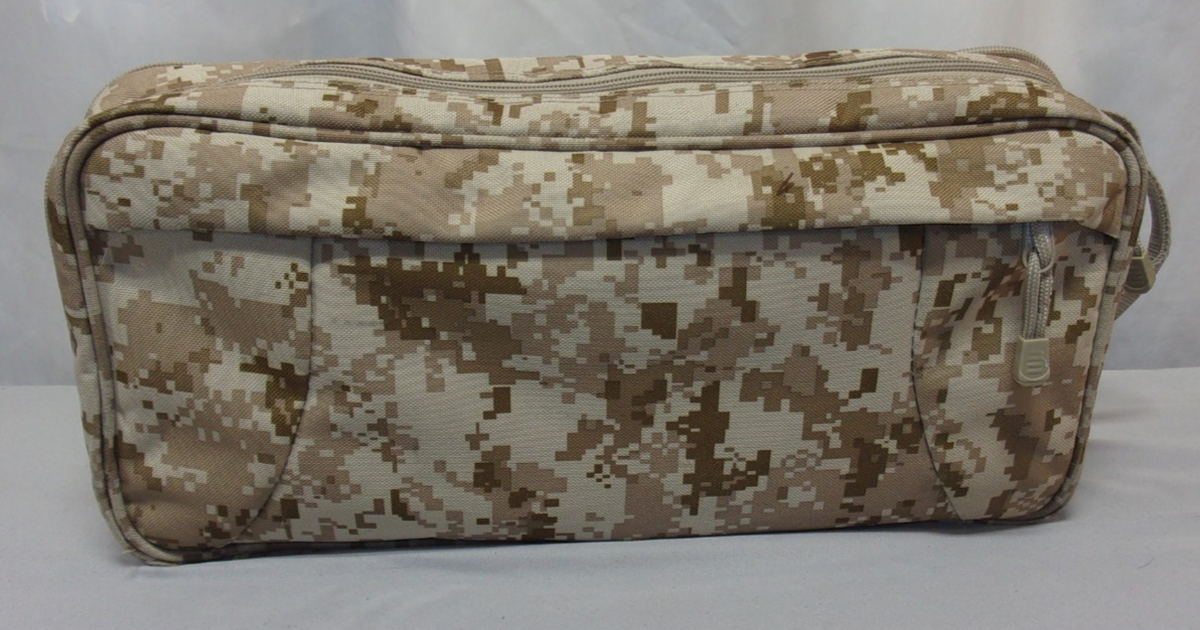 USMC U.S. MARINE CORPS DESERT MARPAT TOILETRY DITTY SHAVE KIT BAG