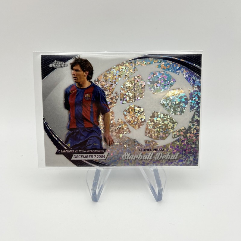 2023-24 Topps Chrome UEFA Club Competitions- Starball Debuts Lionel Messi #SD-10