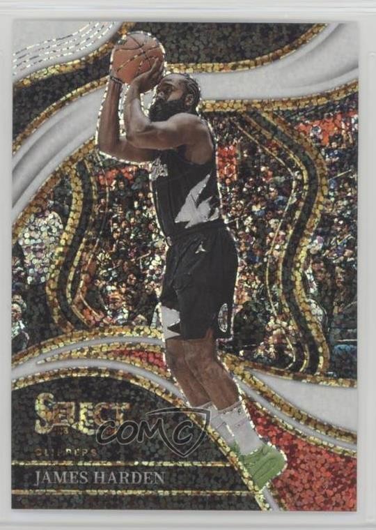 2023-24 Panini Select Courtside White Sparkle Prizm James Harden #264 0xh3