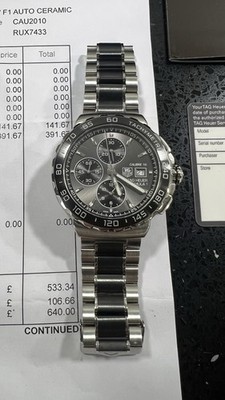Tag Heuer Formula 1 Calibre 16 Box, Full Service & Polish 2025 - CAU2010 Trusted