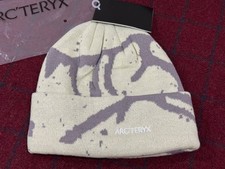 Arc'teryx Grotto Toque Cream Beanie Merino Wool Winter Hat Unisex Outdoor Warm