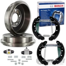 BREMSTROMMELN + BOSCH BREMSBACKEN SUPERPRO KIT für MERCEDES A-KLASSE W168 BREMSTROMMELN + BOSCH BREMSBACKEN SUPERPRO KIT für MERCEDES A-KLASSE W168