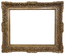 Museum Quality MAURICE GRIEVE Co. NY Carved MONTPARNASSE Picture Frame 14" x 18"