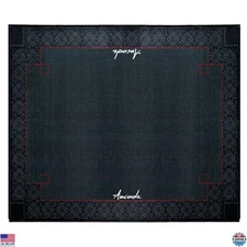 Aucuda 6x6.6ft Medal Drum Rug - Tightly Woven, Non-Slip Mat for Studio & Home