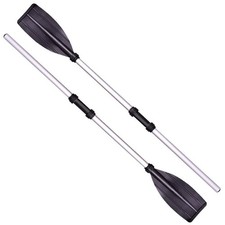2pcs 126 cm Pagaies de Canoe, Rames de Kayak Amovibles en Alliage daluminium ...