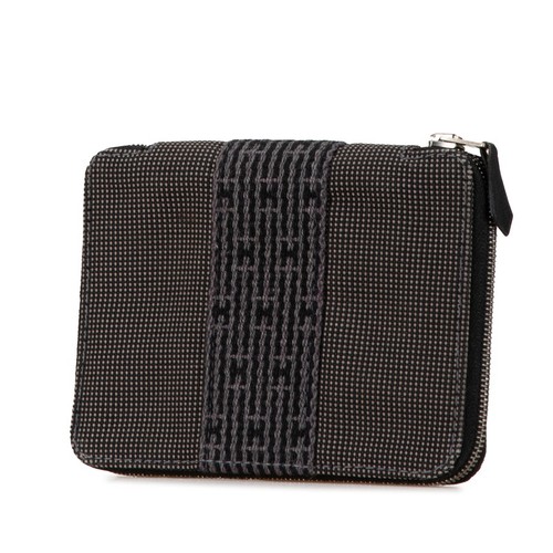 HERMES Her Line Perth PM Zip Around Bifold Wallet mens 【Used】 - Picture 2 of 6