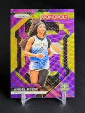 Angel Reese - 2024 Prizm Monopoly WNBA - Prizm Skills #WNBA16 Purple Wave RC