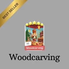 Woodcarving - Monopoly_Go_5⭐️⭐️⭐️⭐️⭐️ Star Sticker ⚡️⚡️Fast Delivery⚡️⚡️