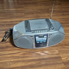 AIWA CSD-FD81 2000 CD, Cassette Player, AM/FM Radio Very Clean  Tested, Works