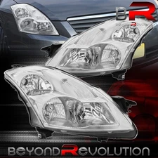 For 2007-2009 Altima 4-Door Sedan JDM Chrome Headlight Clear Signal Driving Lamp
