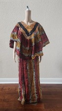 Women's African Print Modern 2pc Top and Pant Set