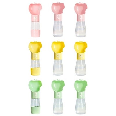 Pet Water Bottle Bowl+Food Dispenser Go out Outdoor Drinking Cup Dog Gift