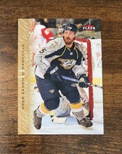 2009-10 Fleer Ultra Gold Medallion Greg Zanon #176 Nashville Predators