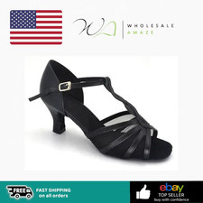 Very Fine Womens Dance Shoe Gabriella Bachata Swing Salsa Latin Black,9.5 size