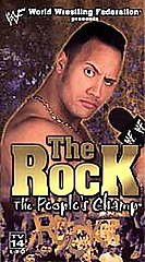 The Rock THE PEOPLE'S CHAMP WWF Wrestling VHS Dwayne Johnson WWE