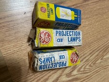 Lot of 3 GE General Electric CEB 115-125V 100W Projector Lamp Projection Bulb