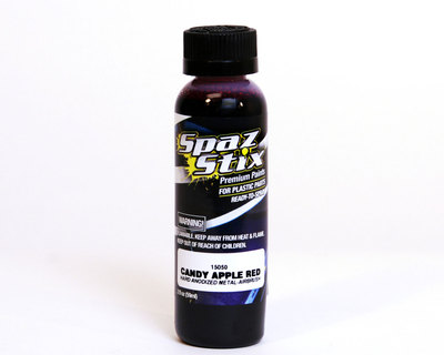 Spaz Stix 15050 Candy Apple Red Hard Anodized Candy Airbrush Paint 2oz