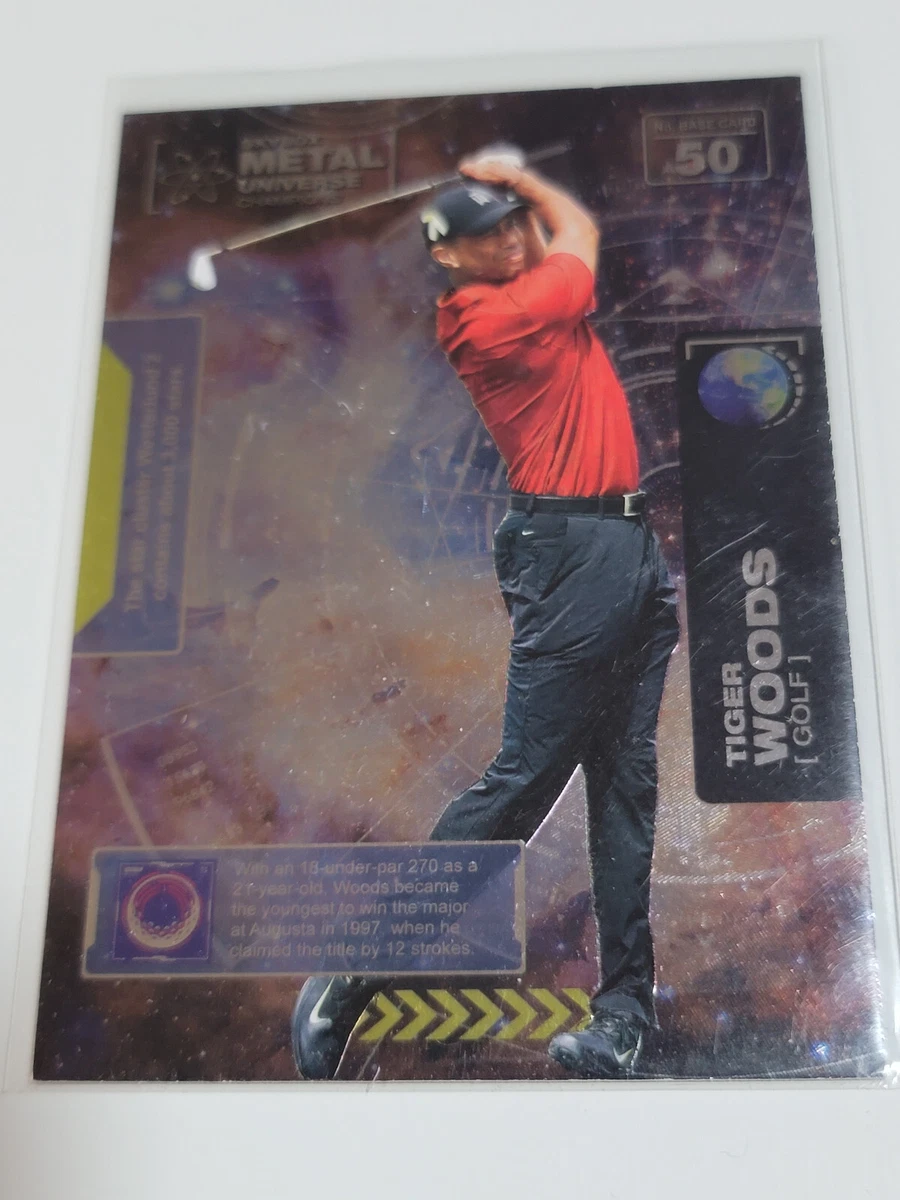 2021 Skybox Metal Universe Champions - Tiger Woods #50 | eBay