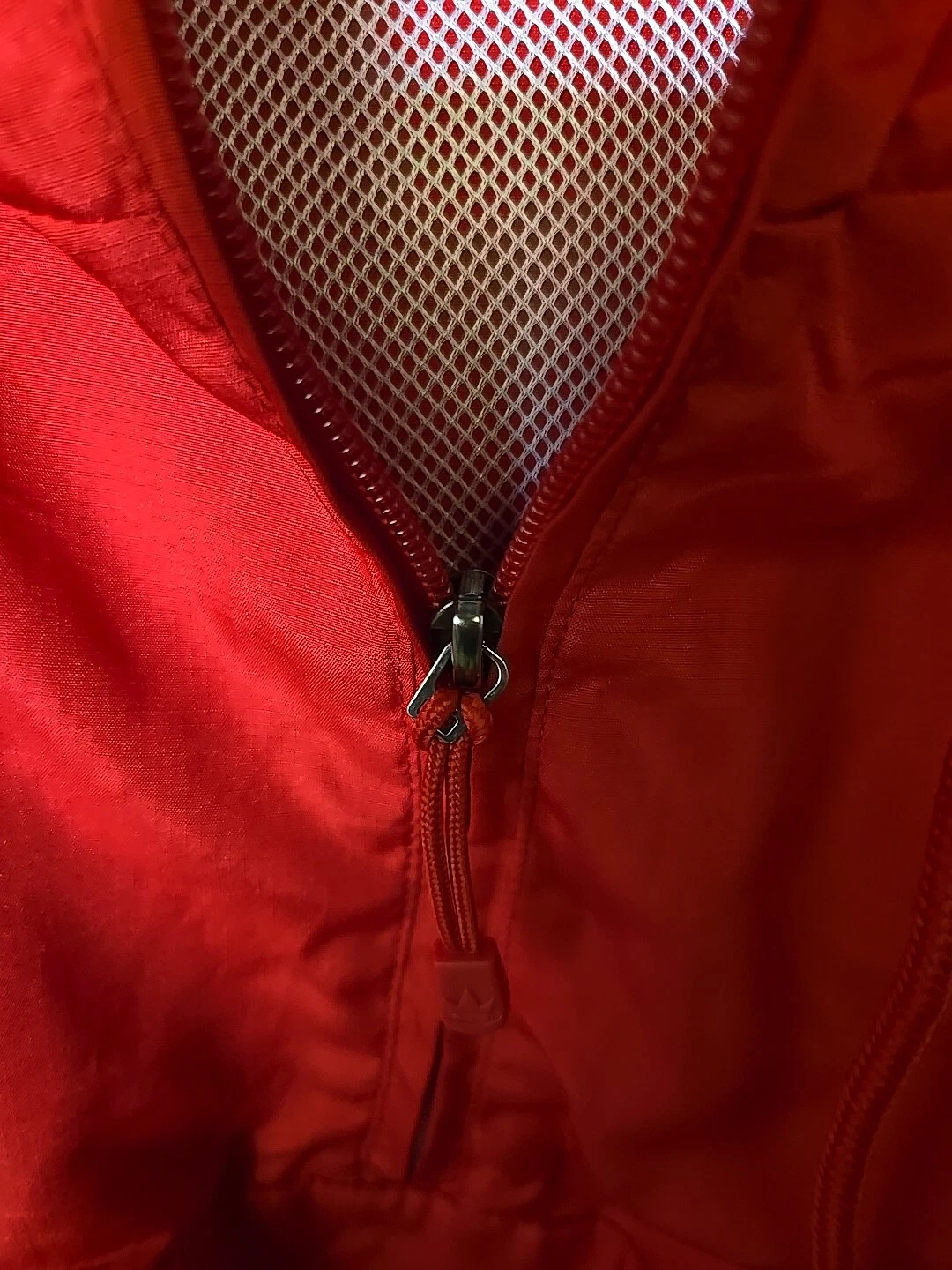 Kings Only Brand Red Windbreaker Pullover Zip Hoodie Size XL - product detail image 8