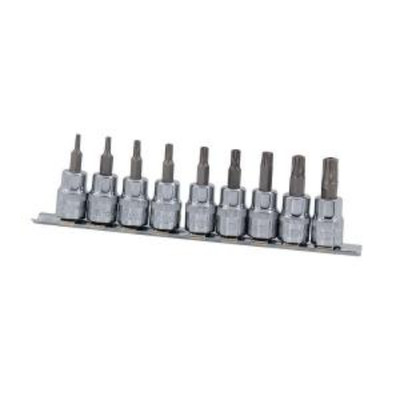 Star Plus Sicherheits-Bit-Steckschlüsseleinsätze 3/8 Zoll Antrieb 9-teilig CT5498 UK