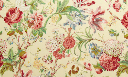 2.5 yards Lee Jofa Sussex Roses Cotton Print Upholstery Fabric MSRP $196/yd - Picture 2 of 4