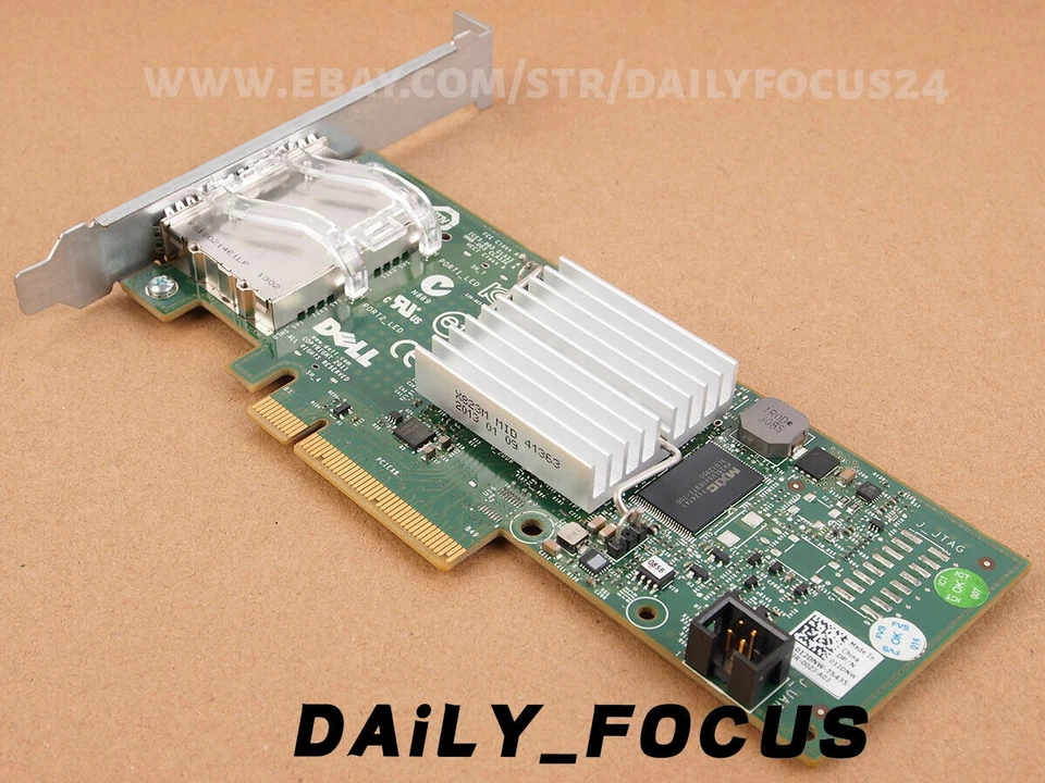 Dell H200E 6Gb/s SAS PCI-E 2.0 x8 HBA SAS 2 Port 012DNW Host Bus Adapter - Image 3 of 4