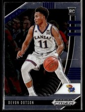 2020 Panini Prizm Draft Picks Devon Dotson RC #72 Kansas Jayhawks