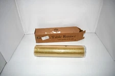 Noctiflorous Gold Table Runner- 11 x 108”, NWT