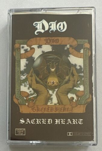 DIO - Sacred Heart - Cassette Tape Album Paper Labels Heavy Metal Ex /mint - Picture 2 of 8