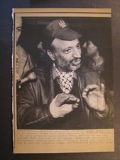 AP Wire Press Photo Yasser Arafat Leader of PLO repulsed attack by Syrian Rebels