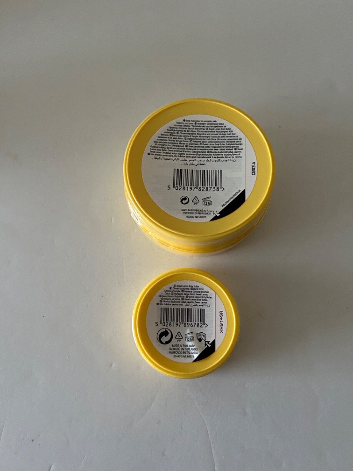 The Body Shop Sweet Lemon Body Butter Lot of 2 New Sealed