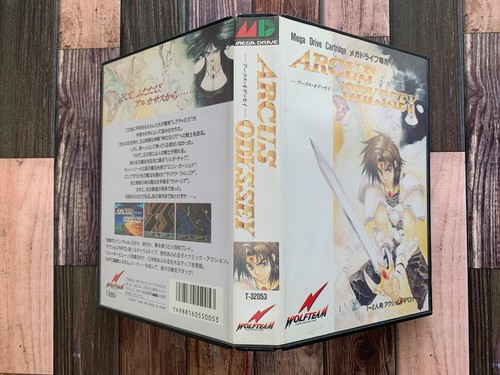 SEGA Mega Drive Genesis Arcus Odyssey Japan Game w/Box Instructions - Picture 5 of 17