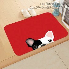 Cartoon Santa Claus Gnome Merry Christmas Print Mat Home / Hotel Doorway Rug NEW