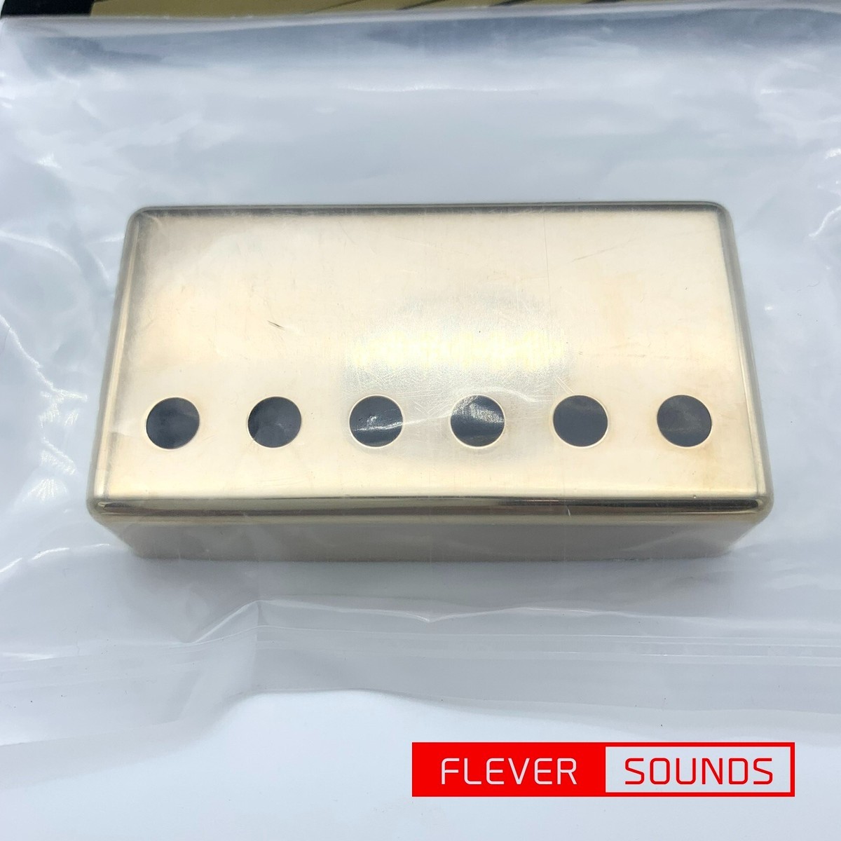 Coppia Cover Per Humbucker Gibson 52mm Oro Cromato – Ponte E Manico, Metallo 70x40x20mm - Foto 2