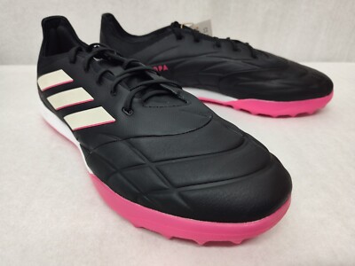 Adidas Men's Copa Pure.1 TF Soccer Cleats GY9077 Black Shock Pink Sz 10 - 12