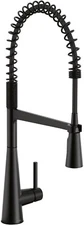 Moen Sleek 1.5 GPM 1 Hole Pre-Rinse Pull Down Kitchen Faucet Black 5925BL