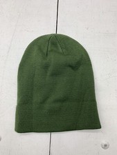 Unbranded Unisex Adults Green Beanie One Size