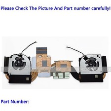 New For CLEVO NP50HP NP5H2-102 FNTR FNTS CPU GPU COOLING FAN HEATSINK